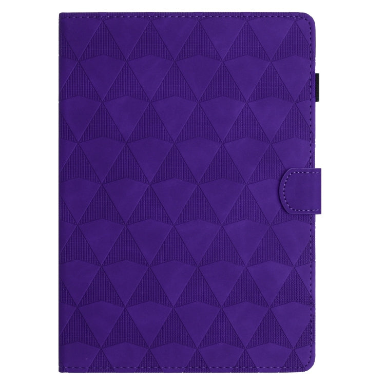 For iPad Pro 11 2024 Diamond Texture Embossed Leather Smart Tablet Case(Purple) - iPad Pro 11 2024 Cases by buy2fix | Online Shopping UK | buy2fix