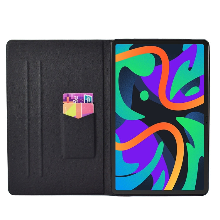 For Lenovo Tab M11/ Xiaoxin Pad 11 2024 Voltage Coloured Drawing Smart Leather Tablet Case(Dont Touch My Pad) - Lenovo by buy2fix | Online Shopping UK | buy2fix