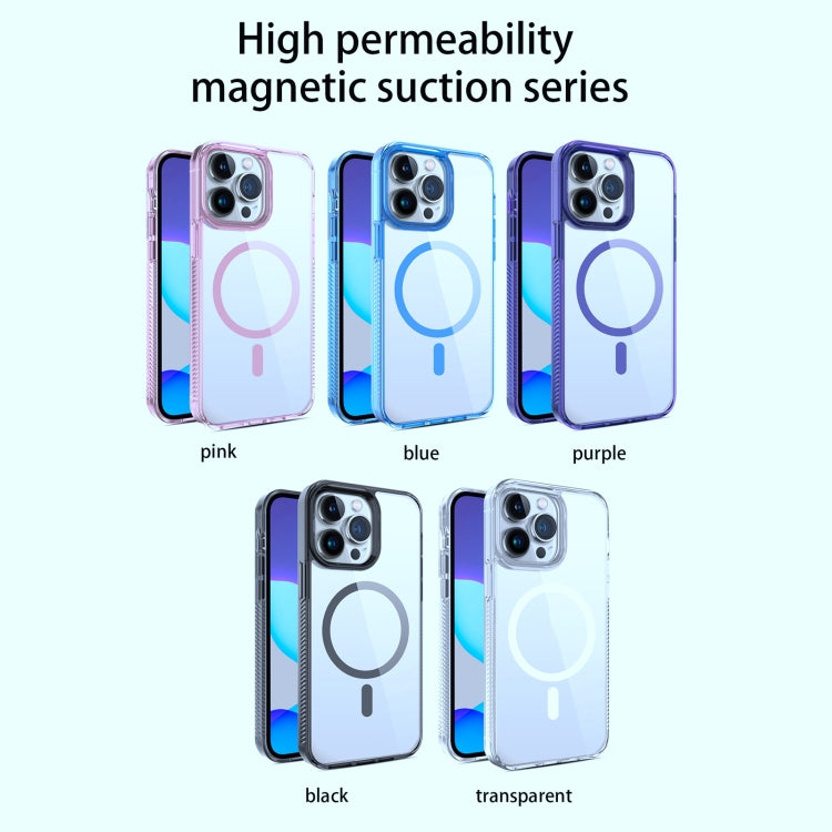 For iPhone 15 Plus 2.5mm MagSafe Acrylic Hybrid TPU Phone Case(Deep Purple) - iPhone 15 Plus Cases by buy2fix | Online Shopping UK | buy2fix