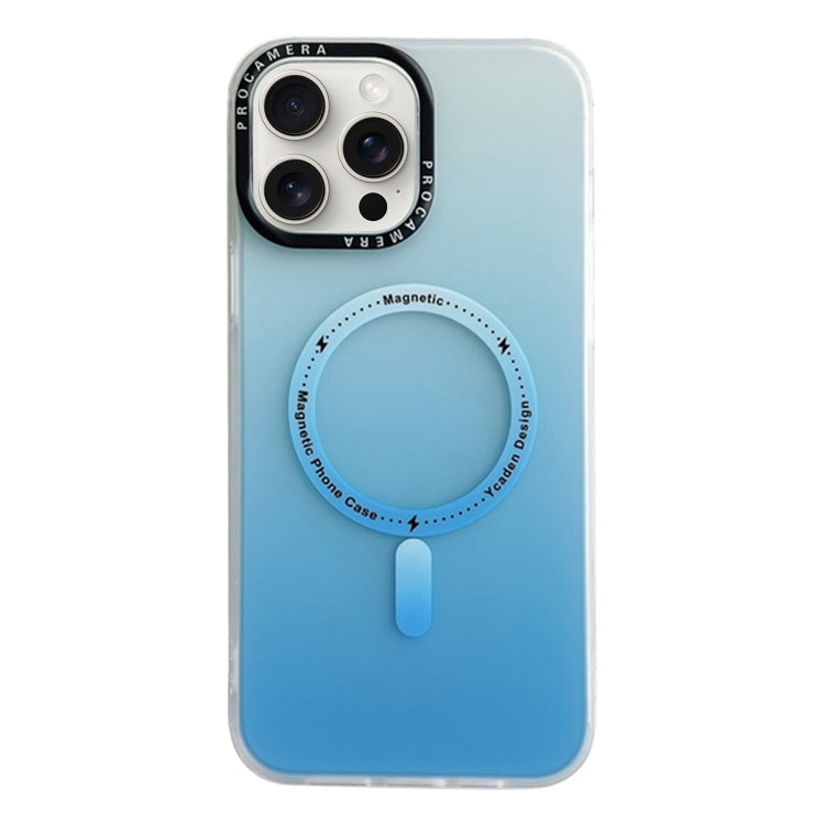 For iPhone 11 Pro MagSafe IMD Gradient PC Hybrid TPU Phone Case(Blue) - iPhone 11 Pro Cases by buy2fix | Online Shopping UK | buy2fix