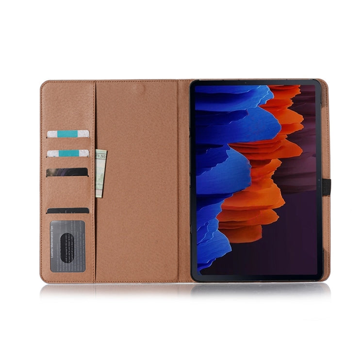 For Samsung Galaxy Tab S9 Retro Book Leather Tablet Case(Light Brown) - Galaxy Tab S9 Cases by buy2fix | Online Shopping UK | buy2fix