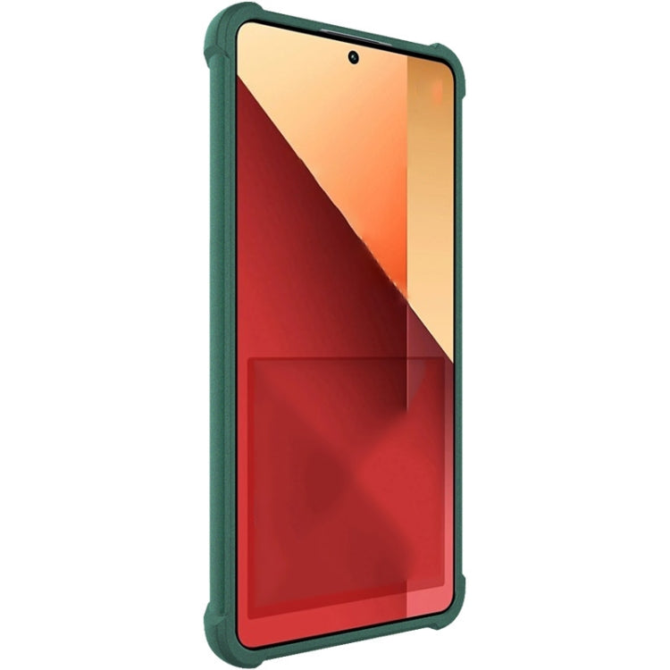 For Xiaomi Poco M6 Pro/Redmi Note13 Pro 4G Global imak Shockproof Airbag TPU Phone Case(Matte Green) - Note 13 Pro Cases by imak | Online Shopping UK | buy2fix