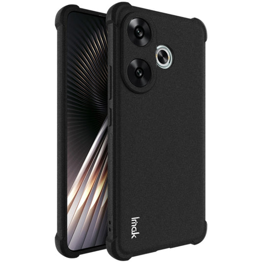 For Xiaomi Redmi Turbo3 5G imak Shockproof Airbag TPU Phone Case(Matte Black) - Xiaomi Cases by imak | Online Shopping UK | buy2fix