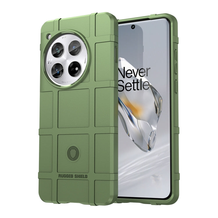 For OnePlus 12 Full Coverage Shockproof TPU Phone Case(Green) - OnePlus Cases by buy2fix | Online Shopping UK | buy2fix