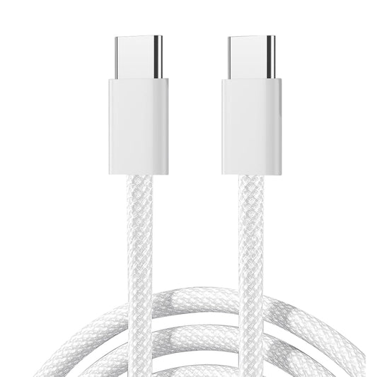 JOYROOM S-A45 1m 60W USB-C / Type-C to USB-C / Type-C Ben Series Fast Charging Data Cable(White) - USB-C & Type-C Cable by JOYROOM | Online Shopping UK | buy2fix