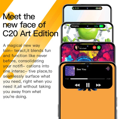 C20 Art Edition, 3GB+32GB, 6.53 inch Face Identification Android 8.1 MTK6753 Octa Core , Network: 4G, Dual SIM(Green) -  by buy2fix | Online Shopping UK | buy2fix