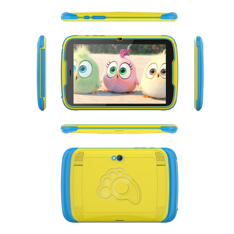 Pritom MQ818 WiFi Kid Tablet 8 inch,  4GB+64GB, Android 13 Allwinner A523 Octa Core CPU Support Parental Control Google Play(Yellow) -  by PRITOM | Online Shopping UK | buy2fix