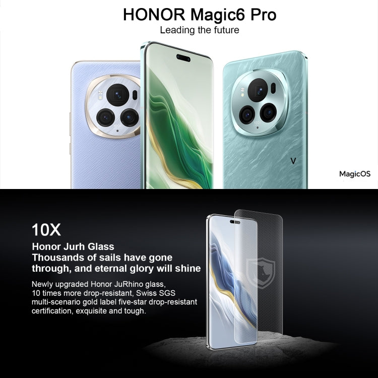 Honor Magic6 Pro, 16GB+1TB,  6.8 inch Magic OS 8.0 Snapdragon 8 Gen 3 Octa Core up to 3.3GHz, Network: 5G, OTG, NFC, Support Google Play(White) - Honor by Huawei | Online Shopping UK | buy2fix