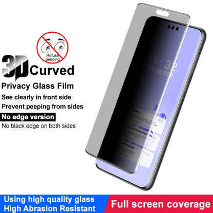 For Huawei Mate 60 Pro imak No Edge Version 3D Curved Privacy Full Screen Tempered Glass Film - Huawei Tempered Glass by imak | Online Shopping UK | buy2fix