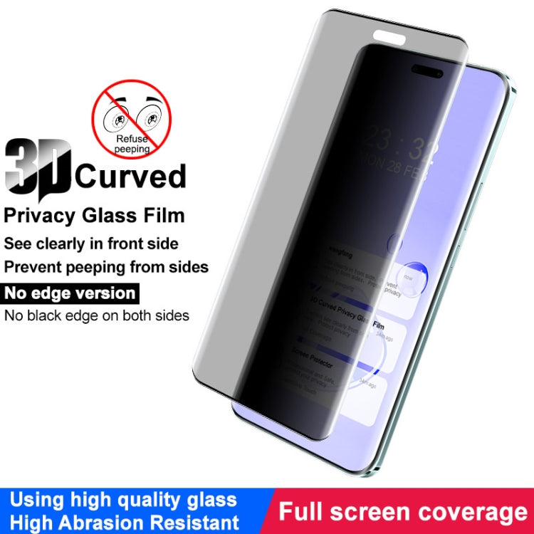 For Honor Magic6 Pro 5G imak No Edge Version 3D Curved Privacy Full Screen Tempered Glass Film - Honor Tempered Glass by imak | Online Shopping UK | buy2fix