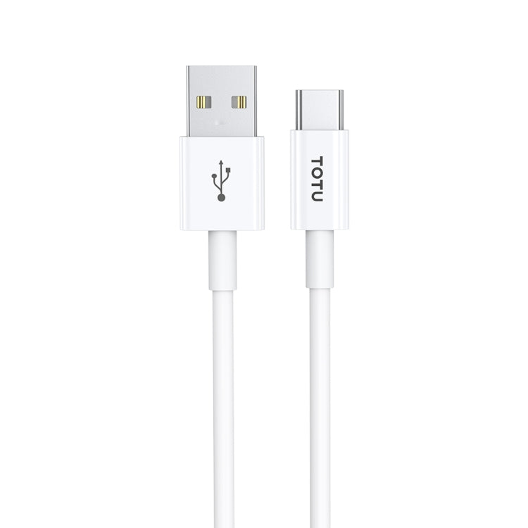 TOTU CB-1-T 25W USB to USB-C/Type-C Data Cable, Length: 1m(White) - USB-C & Type-C Cable by TOTUDESIGN | Online Shopping UK | buy2fix