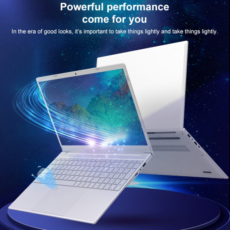 V8 15.6 inch Ultrathin Laptop, 12GB+512GB, Windows 10 Intel Jasper Lake N5095 Quad Core(Silver) - Others by buy2fix | Online Shopping UK | buy2fix