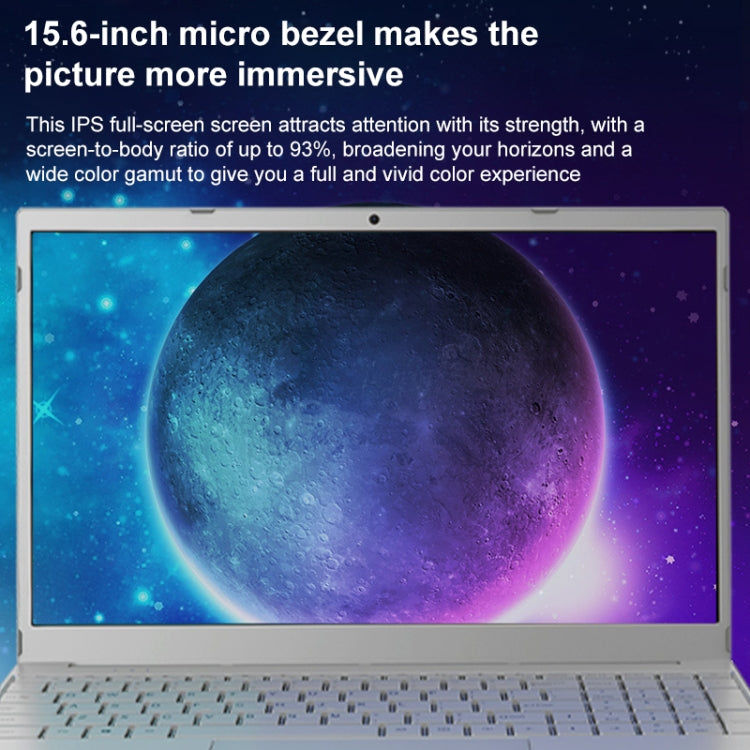 V8 15.6 inch Ultrathin Laptop, 16GB+128GB, Windows 10 Intel Jasper Lake N5095 Quad Core(Rose Gold) - Others by buy2fix | Online Shopping UK | buy2fix
