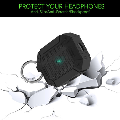 For AirPods Pro 2 Wireless Earphones Shockproof Armor Protective Case(Dark Green) - For AirPods Pro 2 by buy2fix | Online Shopping UK | buy2fix