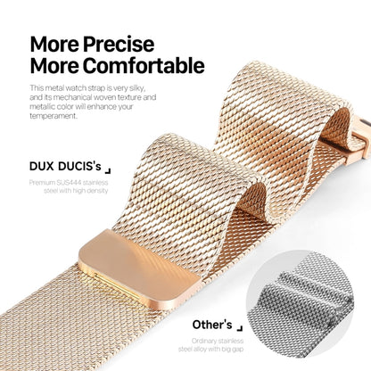 For Apple Watch Ultra 2 49mm DUX DUCIS Milanese Pro Series Stainless Steel Watch Band(Gold) - Watch Bands by DUX DUCIS | Online Shopping UK | buy2fix