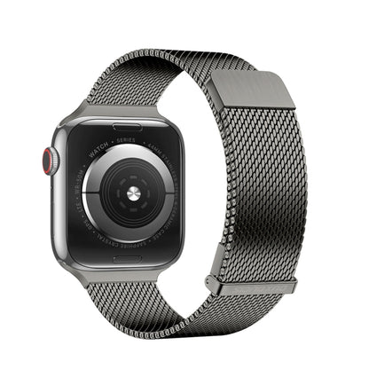 For Apple Watch Series 9 45mm DUX DUCIS Milanese Pro Series Stainless Steel Watch Band(Graphite) - Watch Bands by DUX DUCIS | Online Shopping UK | buy2fix