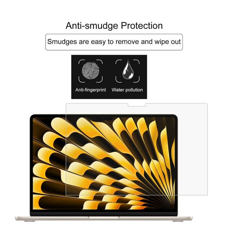 For Macbook Air 13.6 2023/2024/2025 2pcs 0.26mm 9H Surface Hardness Explosion-proof Tempered Glass Film - Screen Protectors by buy2fix | Online Shopping UK | buy2fix