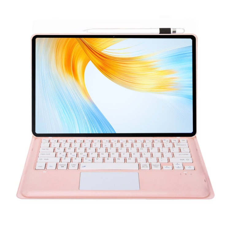 For Huawei MatePad Pro 13.2 inch AH18-A Detachable Bluetooth Keyboard Leather Tablet Case with Touch(Pink) - Huawei Keyboard by buy2fix | Online Shopping UK | buy2fix