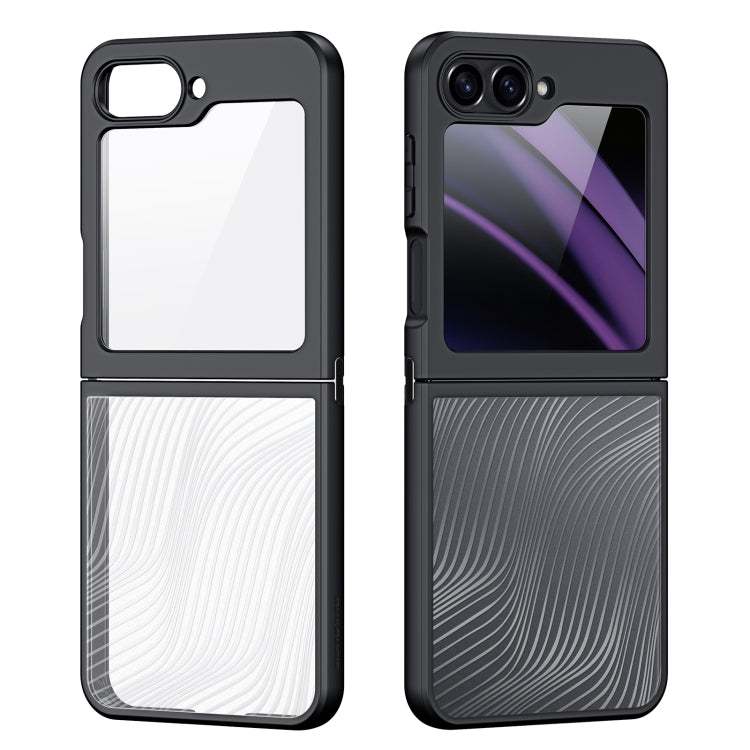 For Samsung Galaxy Z Flip6 5G DUX DUCIS Aimo Series  Frosted Feel Phone Case(Black) - Galaxy Z Flip6 5G Cases by DUX DUCIS | Online Shopping UK | buy2fix