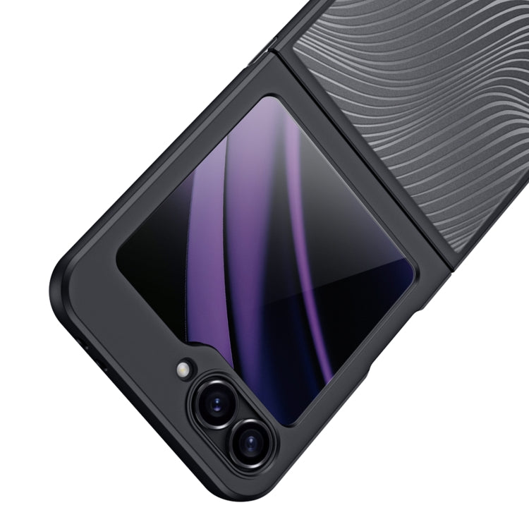 For Samsung Galaxy Z Flip6 5G DUX DUCIS Aimo Series  Frosted Feel Phone Case(Black) - Galaxy Z Flip6 5G Cases by DUX DUCIS | Online Shopping UK | buy2fix