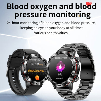 ET482 1.43 inch AMOLED Screen Sports Smart Watch Support Bluethooth Call /  ECG Function(Black Silicone Band) - Smart Watches by buy2fix | Online Shopping UK | buy2fix