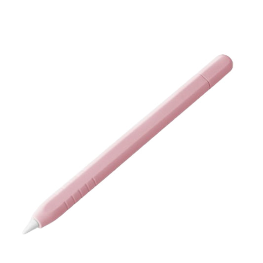 For Apple Pencil (USB-C) Solid Color Silicone Protective Case(Pink) - Pencil Accessories by buy2fix | Online Shopping UK | buy2fix