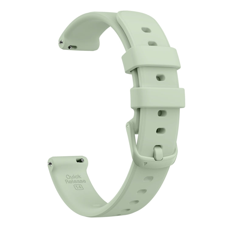 For Garmin Lily 2 Silicone Watch Band Wristband(Light Green) - Watch Bands by buy2fix | Online Shopping UK | buy2fix