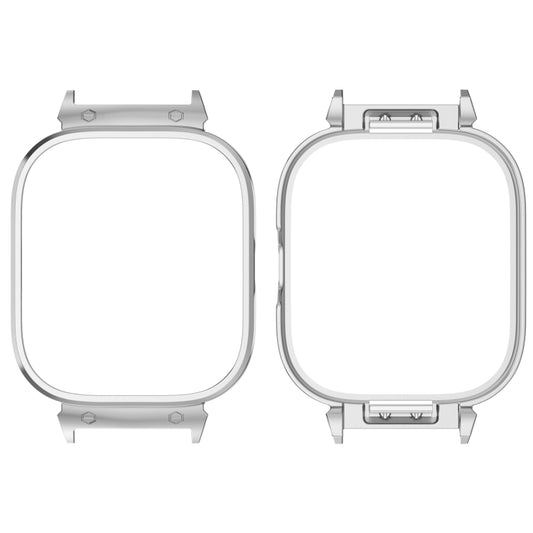 For CMF Watch Pro D395 20mm Metal Frame Watch Protective Case(Silver) - Watch Case by buy2fix | Online Shopping UK | buy2fix