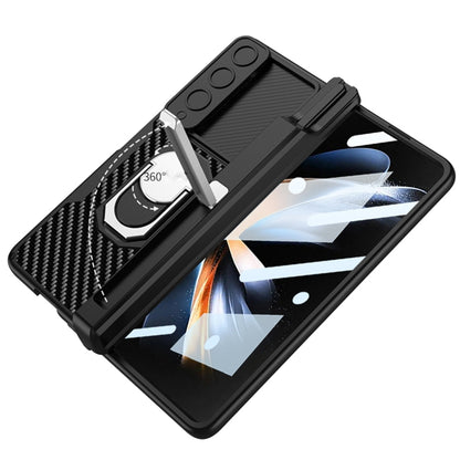 For Samsung Galaxy Z Fold4 GKK Integrated Magnetic Armor Full Coverage Phone Case(Brushed Texture) - Galaxy Z Fold4 5G Cases by GKK | Online Shopping UK | buy2fix