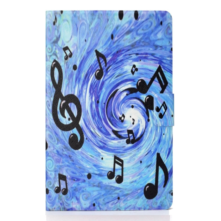 For Lenovo Tab M11 / Xiaoxin Pad 11 2024 Electric Pressed Colored Drawing Smart Leather Tablet Case(Sheet Music) - Lenovo by buy2fix | Online Shopping UK | buy2fix