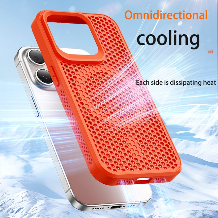 For iPhone 14 Pro Max MagSafe Magnetic Heat Dissipation Phone Case(Orange) - iPhone 14 Pro Max Cases by buy2fix | Online Shopping UK | buy2fix