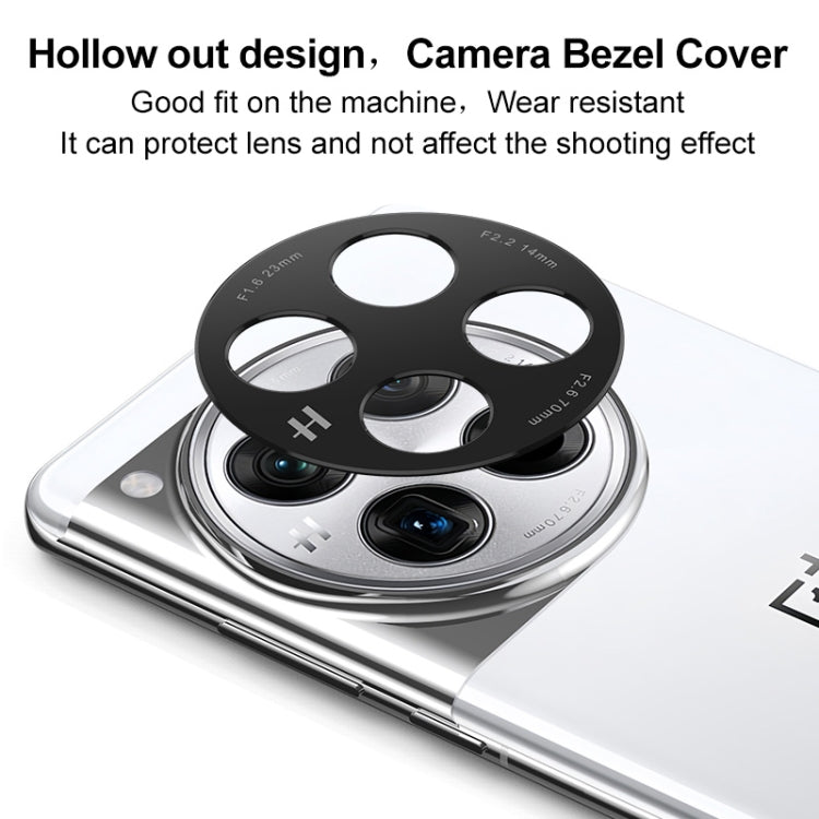 For OnePlus 12 5G IMAK Metal Camera Lens Protector Cover - OnePlus Cases by imak | Online Shopping UK | buy2fix