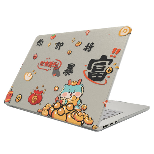 For MacBook Air 13.6 M2 A2681 / M3 A3113 UV Printed Pattern Laptop Frosted Protective Case(DDC-1689) - MacBook Air Cases by buy2fix | Online Shopping UK | buy2fix