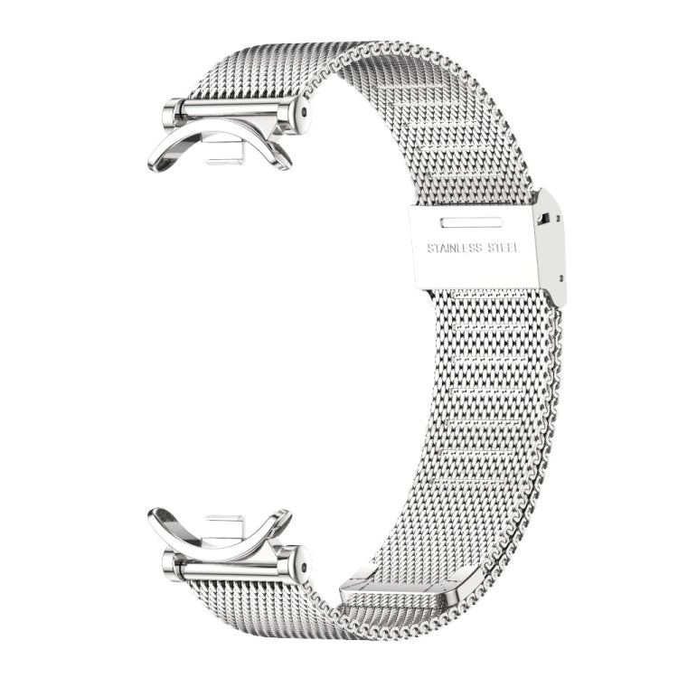 For Xiaomi Mi Band 8 / 9 / 9 NFC Mijobs GT4 Milan Buckle Metal Watch Band(Silver) - Watch Bands by MIJOBS | Online Shopping UK | buy2fix