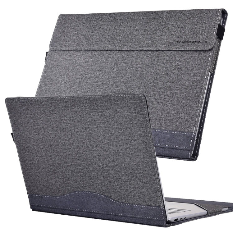 For Lenovo ThinkPad X1 Carbon 14 Gen 5 Cloth Texture Laptop Leather Protective Case(Space Ash) - Other by buy2fix | Online Shopping UK | buy2fix