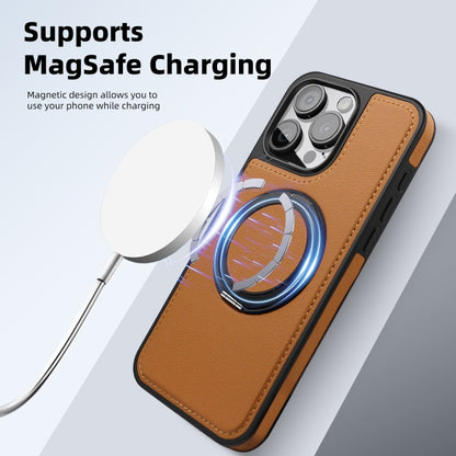 For iPhone 15 Pro Max Yashi 360 Degree Rotating MagSafe Bracket Phone Case(Grey) - iPhone 15 Pro Max Cases by buy2fix | Online Shopping UK | buy2fix