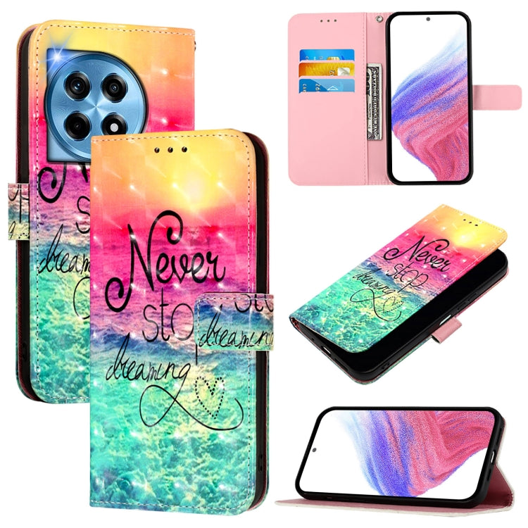 For OnePlus 12 5G Global 3D Painting Horizontal Flip Leather Phone Case(Chasing Dreams) - OnePlus Cases by buy2fix | Online Shopping UK | buy2fix