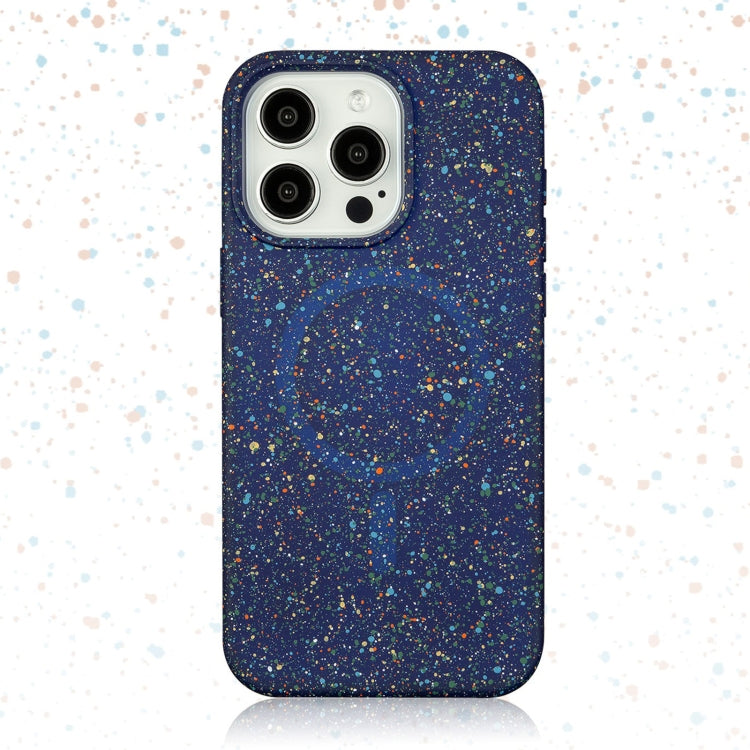 For iPhone 15 Plus Colorful Frosted Magsafe PC Hybrid TPU Phone Case(Blue) - iPhone 15 Plus Cases by buy2fix | Online Shopping UK | buy2fix