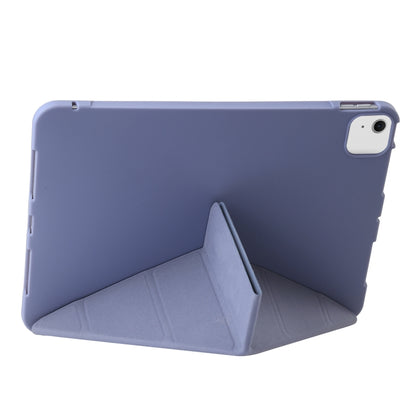 For iPad Air 13 2024 TPU Deformation Flip Leather Tablet Case with Holder(Purple) - iPad Air 13 2024 Cases by buy2fix | Online Shopping UK | buy2fix