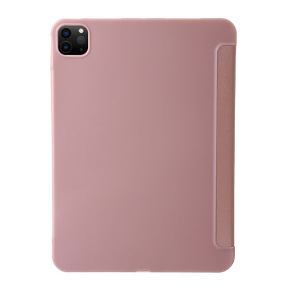 For iPad Pro 13 2024 TPU Deformation Flip Leather Tablet Case with Holder(Rose Gold) - iPad Pro 13 2024 Cases by buy2fix | Online Shopping UK | buy2fix