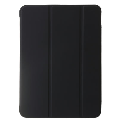 For iPad Air 13 2025 / 2024 Three-fold Holder Flip Tablet Leather Case(Black) - iPad Air 13 2025 / 2024 Cases by buy2fix | Online Shopping UK | buy2fix