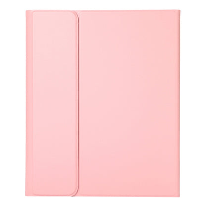 For Xiaomi Pad 5 / Pad 5 Pro 11 inch Round Cap Bluetooth Keyboard Tablet Leather Case with Pen Slot(Pink) - Others Keyboard by buy2fix | Online Shopping UK | buy2fix