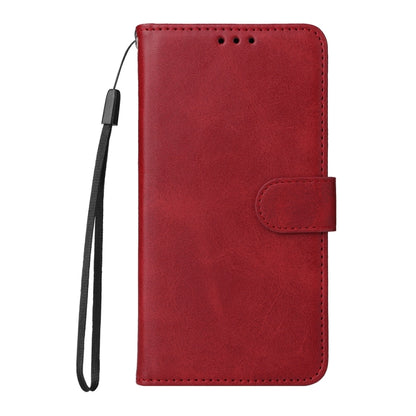 For iPhone 16 Pro Max Classic Calf Texture Flip Leather Phone Case(Red) - iPhone 16 Pro Max Cases by buy2fix | Online Shopping UK | buy2fix