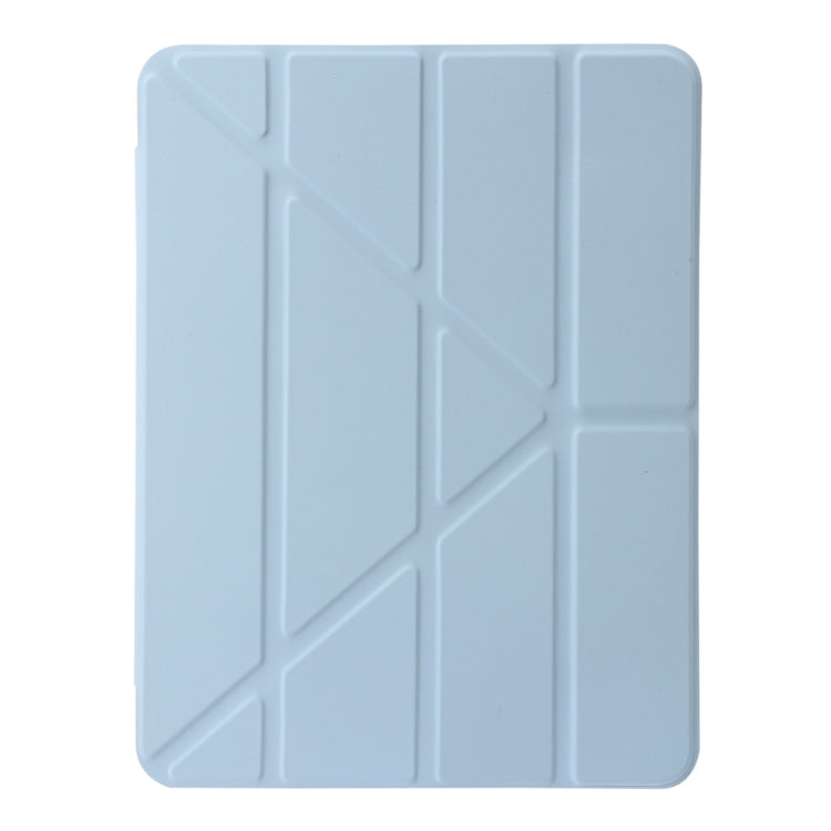 For iPad Pro 11 2024 Clear Acrylic Deformation Leather Tablet Case(Ice Blue) - iPad Pro 11 2024 Cases by buy2fix | Online Shopping UK | buy2fix