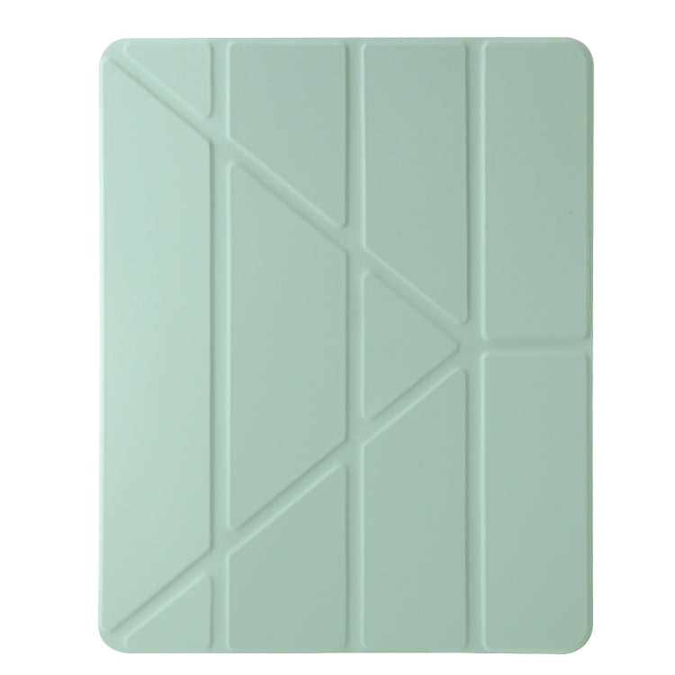 For iPad Air 11 2025 / 2024 Clear Acrylic Deformation Leather Tablet Case(Green) - iPad Air 11 2025 / 2024 Cases by buy2fix | Online Shopping UK | buy2fix