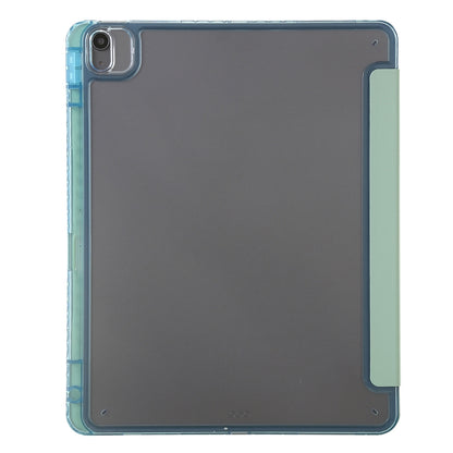 For iPad Air 11 2025 / 2024 Clear Acrylic Deformation Leather Tablet Case(Green) - iPad Air 11 2025 / 2024 Cases by buy2fix | Online Shopping UK | buy2fix