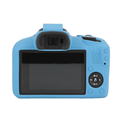 For Canon EOS R100 Glossy Soft Silicone Protective Case(Blue) - Protective Case by buy2fix | Online Shopping UK | buy2fix