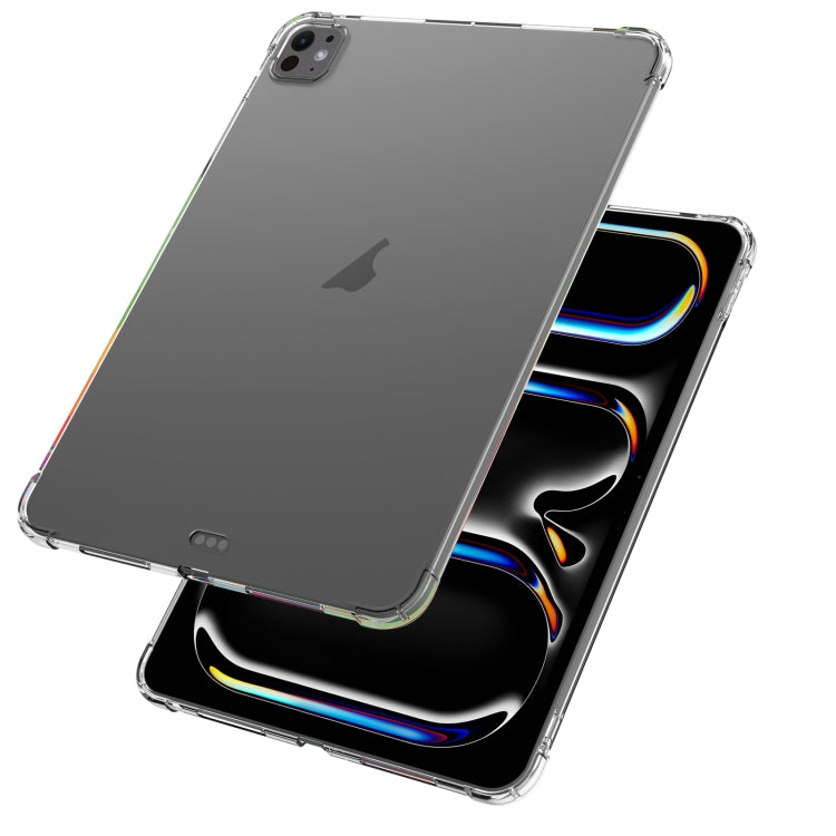 For iPad Pro 13 2024 Highly Transparent TPU Full Thicken Corners Shockproof Protective Case(Transparent) - iPad Pro 13 2024 Cases by buy2fix | Online Shopping UK | buy2fix