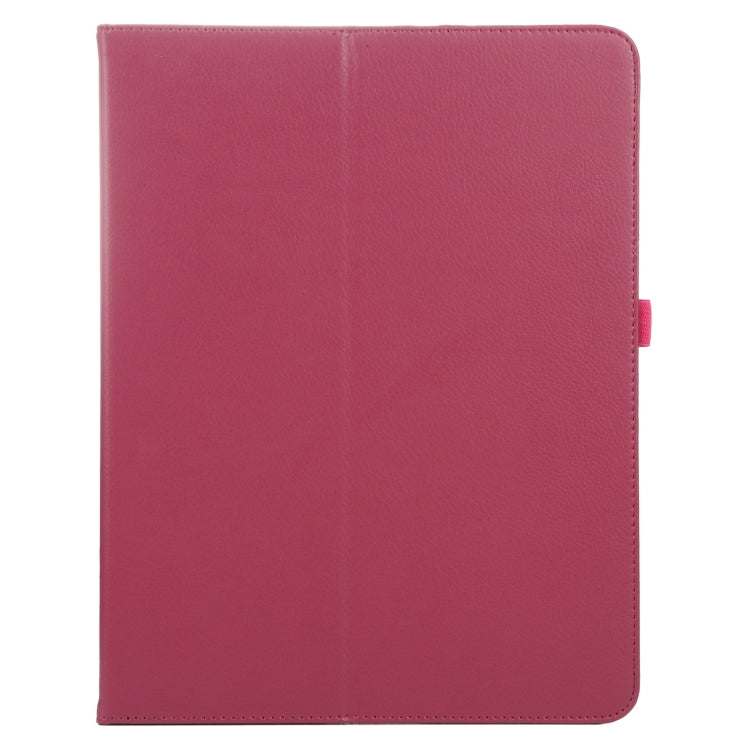 For iPad Pro 11 2024 Litchi Texture Solid Color Leather Tablet Case(Rose Red) - iPad Pro 11 2024 Cases by buy2fix | Online Shopping UK | buy2fix