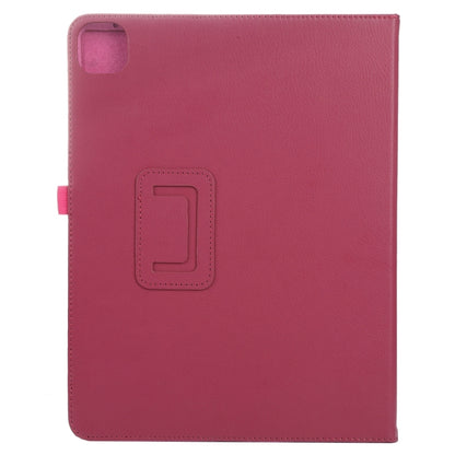 For iPad Pro 13 2024 Litchi Texture Solid Color Leather Tablet Case(Rose Red) - iPad Pro 13 2024 Cases by buy2fix | Online Shopping UK | buy2fix